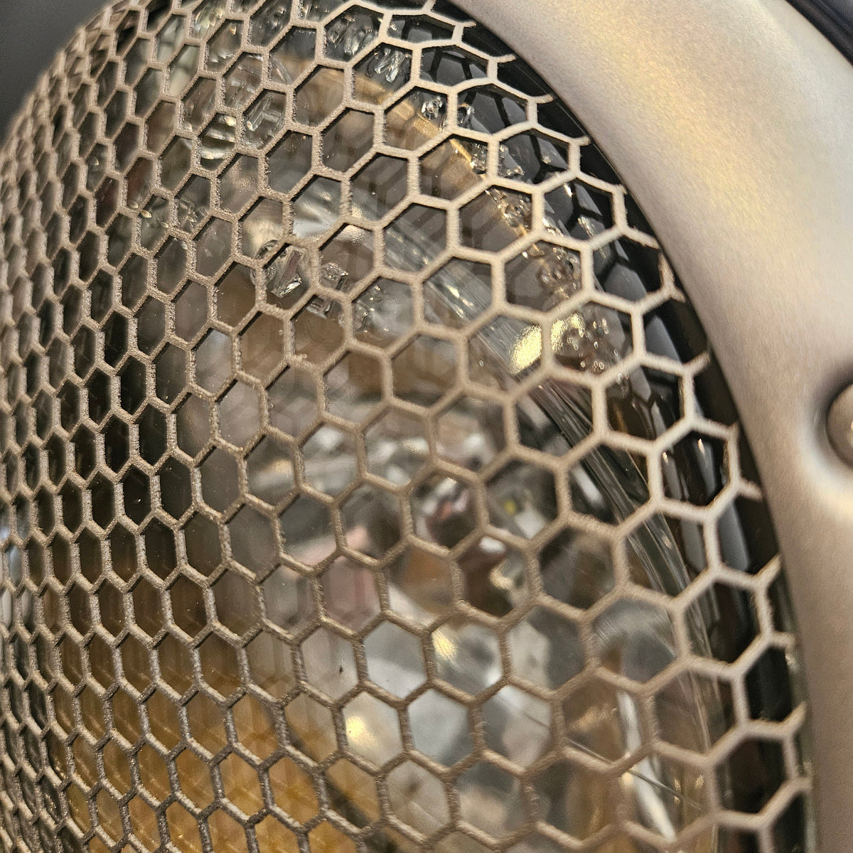 7" Oval Headlight Mesh — (2 Pc Set)